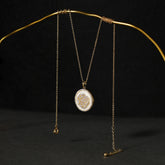 MOP Roza Diamond Pendant- Both ways